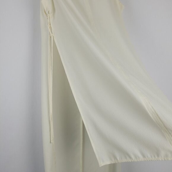 ASOS Side Lace Up Longline Tunic Tank Top White US 2 - Picture 7 of 8